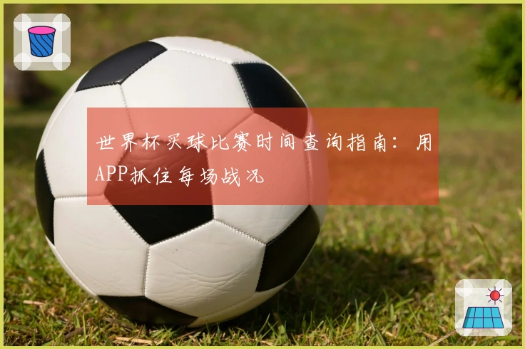 世界杯买球比赛时间查询指南：用APP抓住每场战况